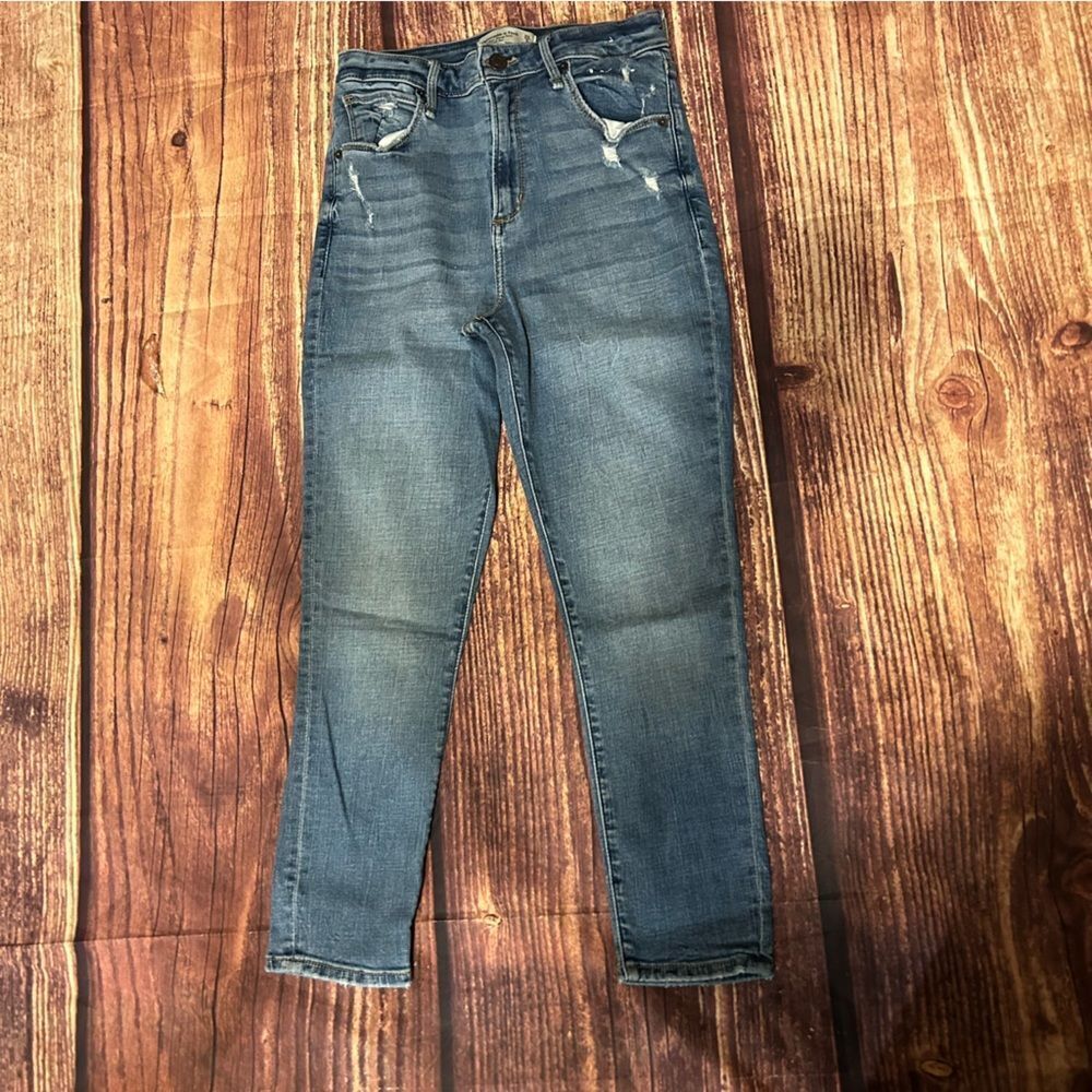 Women’s Abercrombie & Fitch Super Skinny Ankle High Rise Curve Love Size 28/6s